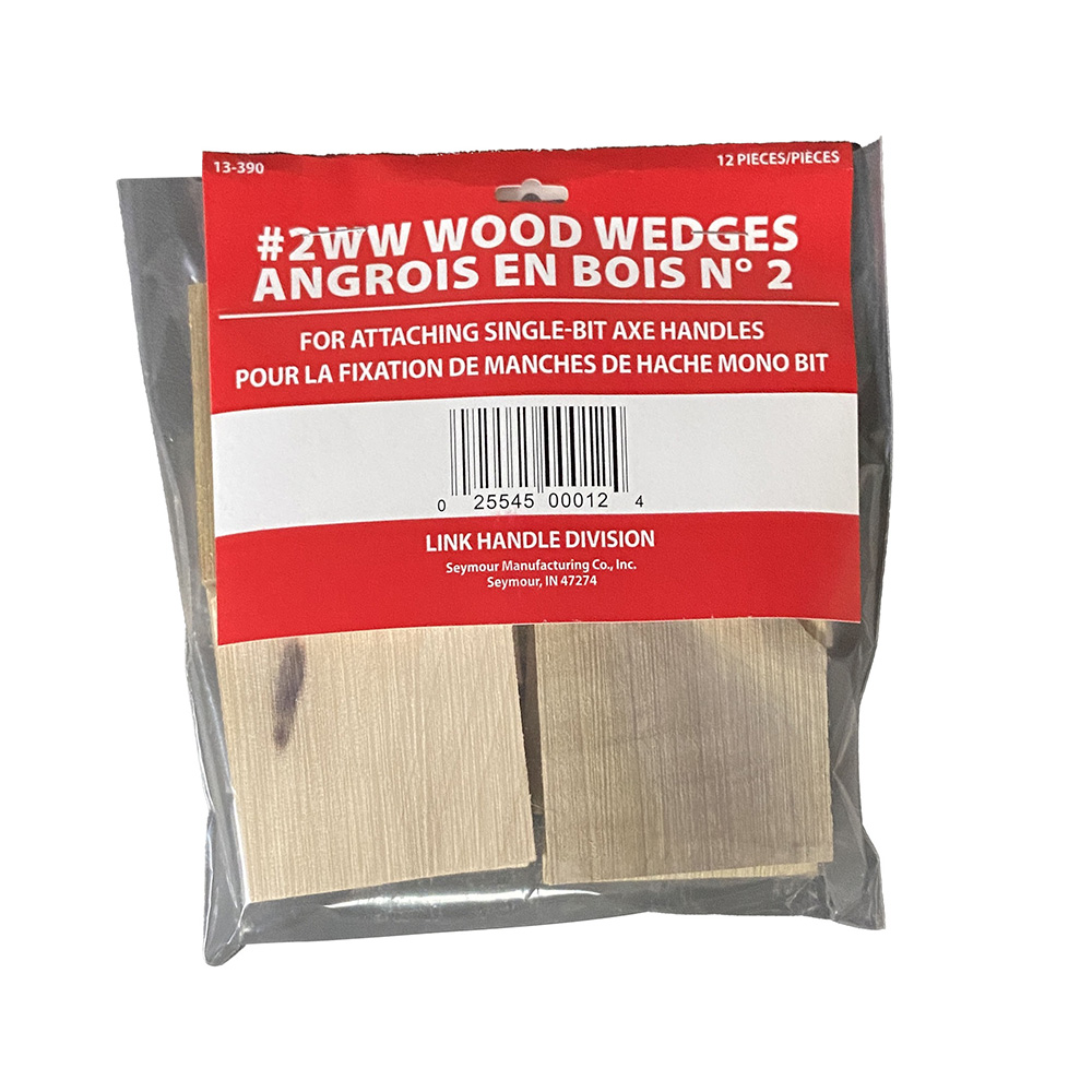 No. 2WW wood wedges for single bit axes, 12 wedges per pack