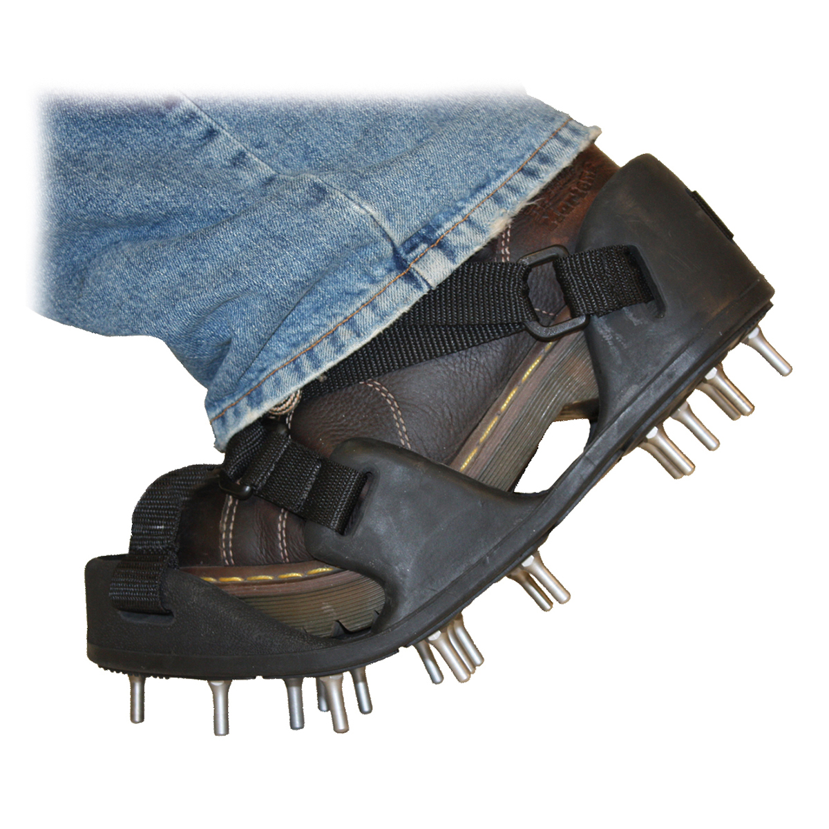 Flexible Bed Spiked Shoes with 7/8 Rounded Tip Spikes - L (Shoe Size 10 -  11-1/2)