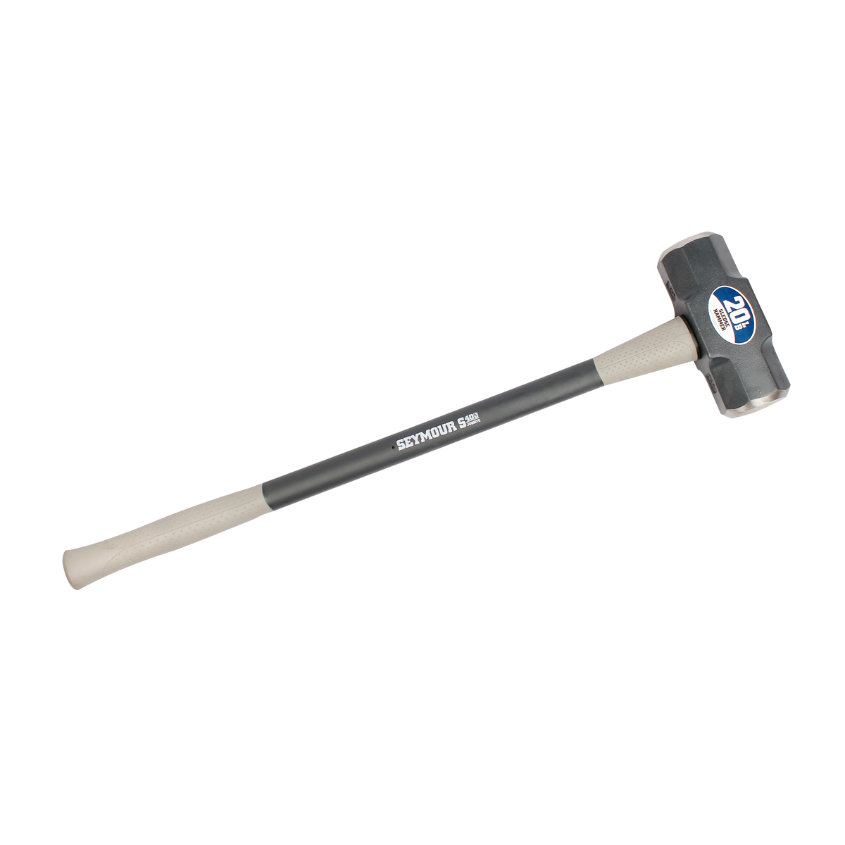 20 lb Sledge Hammer with Cushion Grip and 36 Fiberglass Handle