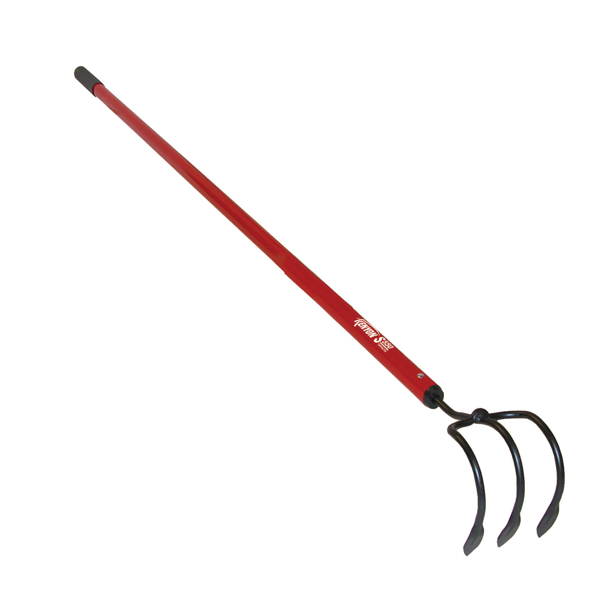 Kenyon 42670 3-Prong Claw Cultivator with 60 Red Aluminum Handle Seymour Midwest 