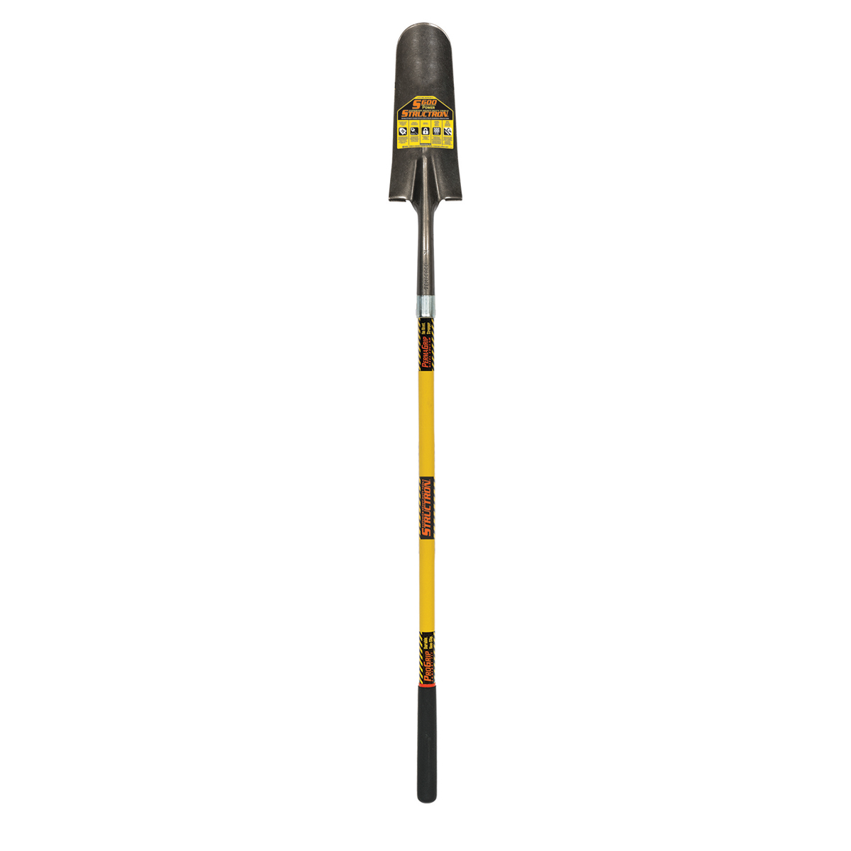 Structron Drain Spade 14 Gauge Shovel with Premium Fiberglass Handle Various Size and Style