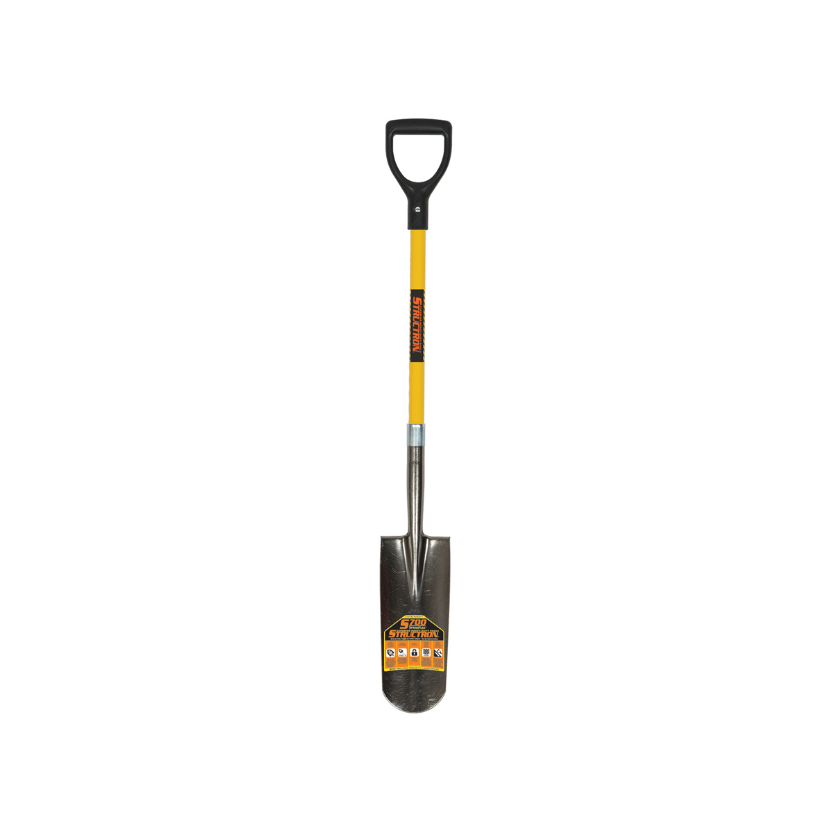 619332                         STR 14" 14ga DRAIN SPADE SHOVEL - 29" PREMIU