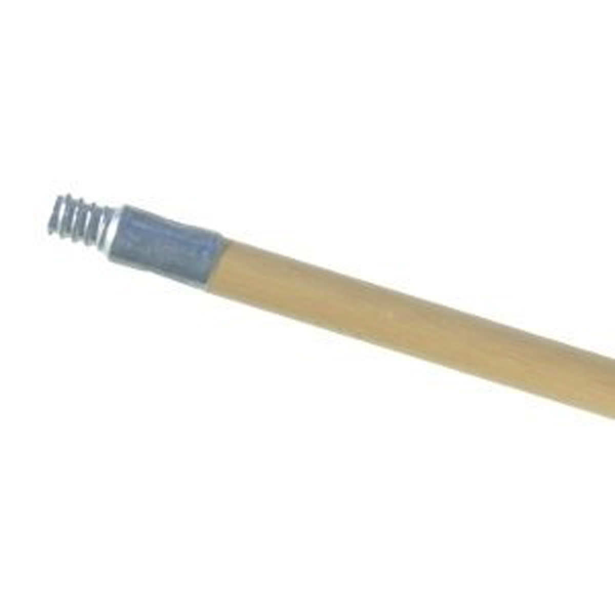 Wood Upright Broom Handle Metal Tip 15/16x48 - #M-48